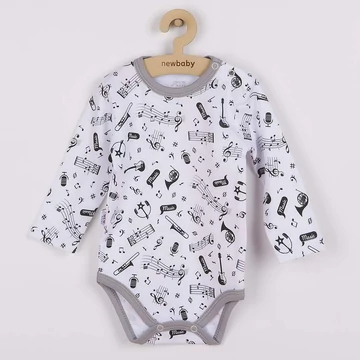 New Baby Music hosszú ujjú baba body