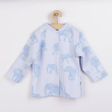 Baba kabátka Baby Service Elefánt kék