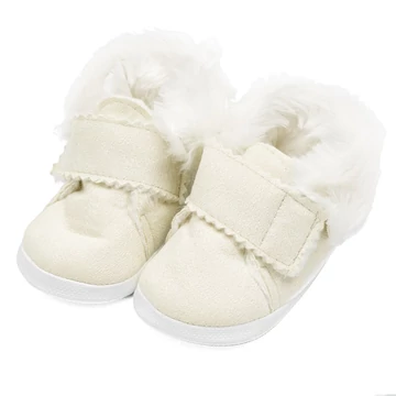 New Baby téli bundás velúr baba cipő tépőzárral