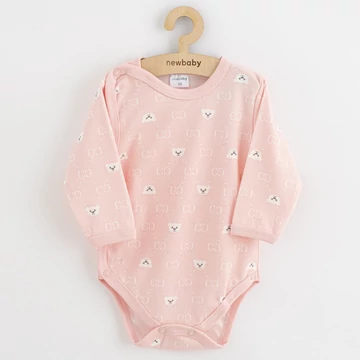 Baba body teljes hosszában patentos New Baby Classic II maci fehér
