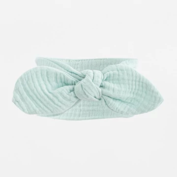 Baba muszlin fejpánt New Baby Feeling zsálya színű