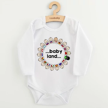 Gyermekek body nyomtatással New Baby ...baby land...