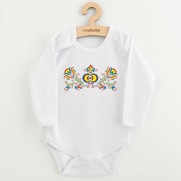 Baba body nyomtatással New Baby Népi minta