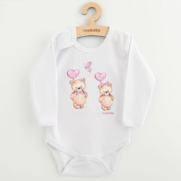 Baba body nyomtatással New Baby Love Bears