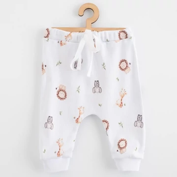 Pamut gyermek Jogger nadrág a New Baby For Babies safari