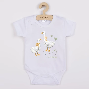 Baba body nyomtatással New Baby Libák - rövid ujjú