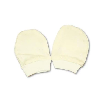 New Baby puha újszülött kesztyű – bézs (0–6 hó)