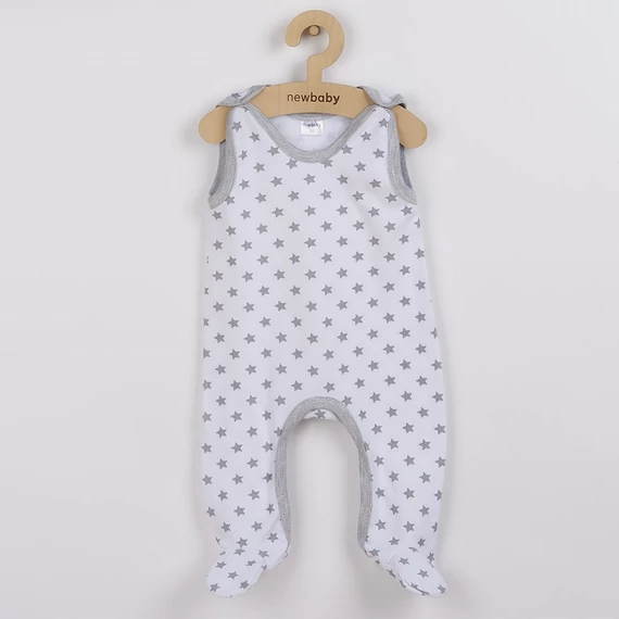 Baba rugdalózó New Baby Classic II szürke csillagokkal