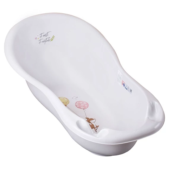 Őzike mintás bézs anatómiai babakád 102 cm