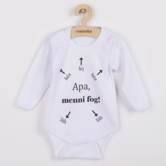 Body nyomtatással New Baby Apa, menni fog!
