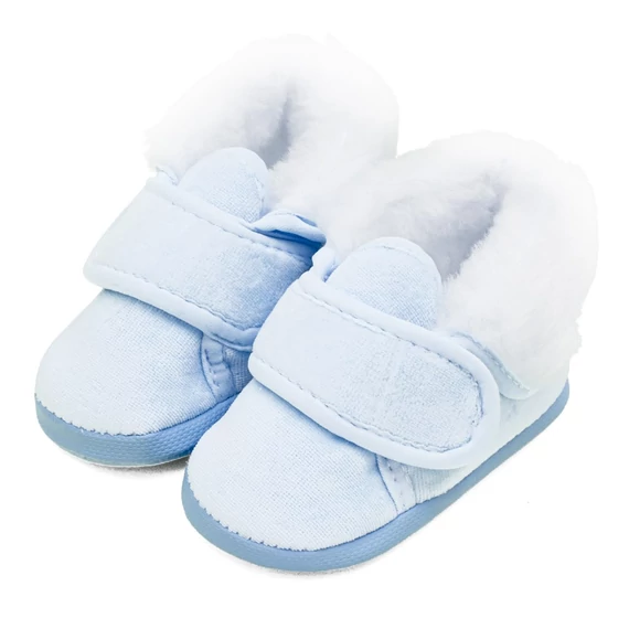 New Baby téli bundás baba cipő tépőzárral