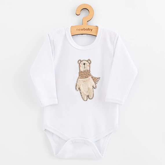 Baba hosszú ujjú body New Baby Polar Bear