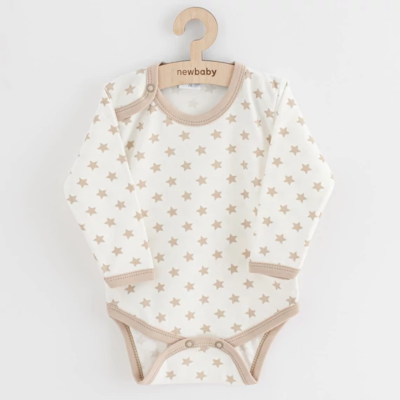 Baba body New Baby Classic II csillagokkal bézs