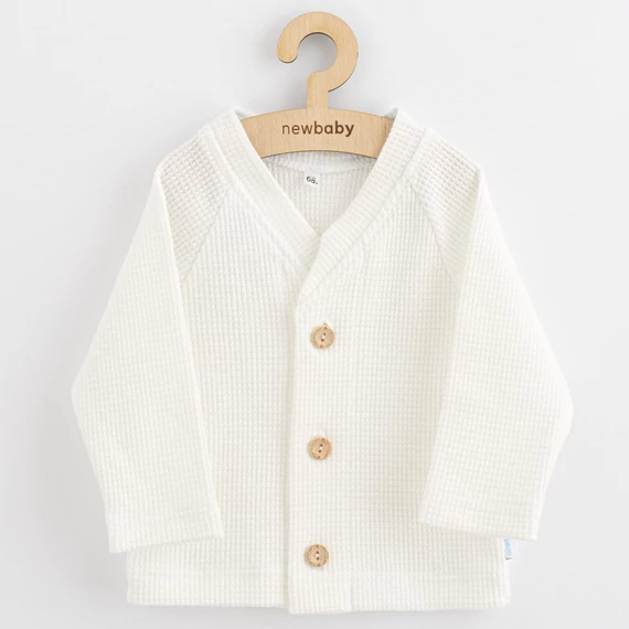 Baba kabátka gombokkal  New Baby Luxury clothing Oliver fehér