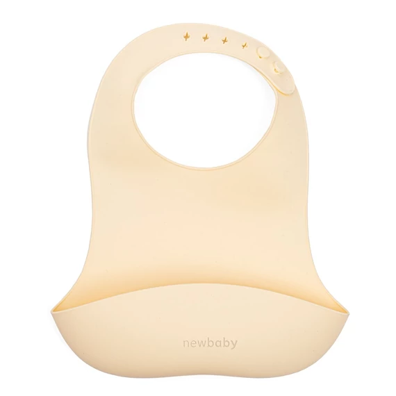 Szilikon előke New Baby bézs
