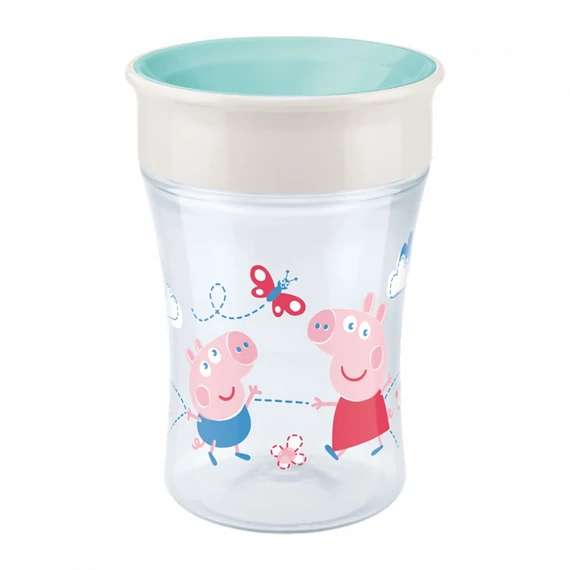 Bájos itató pohár Magic Peppa Pig NUK (8+ m.) 360°