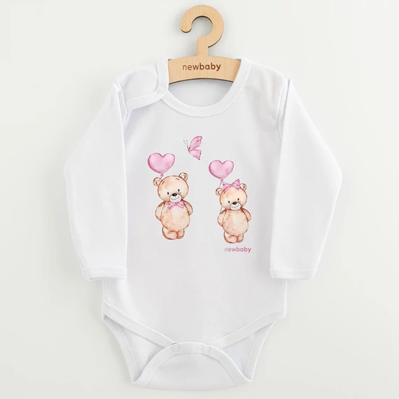 Baba body nyomtatással New Baby Love Bears