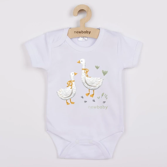 Baba body nyomtatással New Baby Libák - rövid ujjú