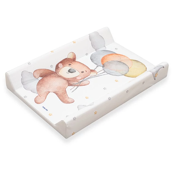 Pelenkázó lap puha Baby Mix Medvídek 47x70cm rózsaszín
