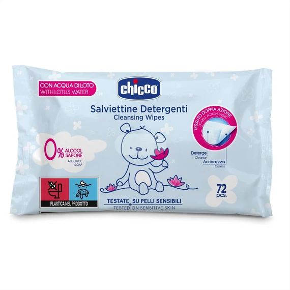 Ápoló törlőkendő 72 db 0+