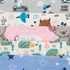 Kép 5/6 - Flanel pelenka nyomtatott mintával NEW BABY 70x80 cm 10 db