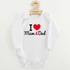 Kép 1/4 - Body nyomott mintával New Baby I Love Mum and Dad