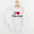 Kép 1/4 - Body nyomott mintával New Baby I Love Mum and Dad