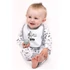 Kép 3/4 - Baba pamut lábfejes nadrág New Baby Music