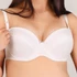 Kép 1/3 - Félig merevítős szoptató melltartó New Baby Eva fehér