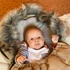 Kép 4/5 - Gyermek lábzsák NEW BABY szőrmével világos szürke
