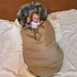 Kép 5/5 - Gyermek lábzsák NEW BABY szőrmével világos szürke