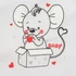 Kép 3/4 - Baba rugdalózó New Baby Mouse fehér