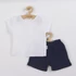 Kép 1/4 - Baba muszlin együttes New Baby Summer Nature Collection sötét kék