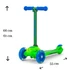Kép 2/6 - Gyerek roller Milly Mally Scooter Zapp green