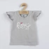 Kép 3/4 - 2-részes pamut együttes New Baby Happy Flower szürke
