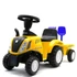 Kép 1/6 - Gyerek jármű traktor utánfutóval és szerszámokkal Baby Mix New Holland sárga