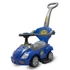 Kép 1/6 - Bébitaxi tolókarral 3az1-ben Baby Mix Mega Car kék
