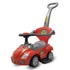 Kép 1/6 - Bébitaxi tolókarral 3az1-ben Baby Mix Mega Car piros