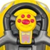 Kép 4/6 - Bébitaxi tolókarral 3az1-ben Baby Mix Mega Car sárga