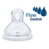 Kép 1/3 - Cumi Flow Control Nuk 6-18 h 2 db