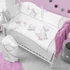 Kép 5/5 - 6-részes ágyneműhuzat Belisima Butterfly 100/135 szürke