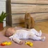 Kép 4/4 - Baba pamut kezeslábas New Baby Practical rózsaszín lány