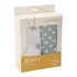 Kép 4/4 - Pamut  tetra fürdőlepedő New Baby Softy 90 x 110 cm 2 db szürke fehér