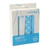 Kép 1/5 - Pamut tetra pelenka New Baby Softy nyomtatott mintával  70 x 70 cm 4 db fehér-türkiz