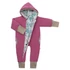 Kép 3/6 - Meleg tavaszi kezeslábas kapucnival New Baby Spring purple-pink
