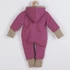 Kép 2/6 - Meleg tavaszi kezeslábas kapucnival New Baby Spring purple-pink