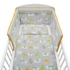 Kép 1/6 - 3-részes ágyneműhuzat New Baby 100/135 cm lama szürke-mustárszín