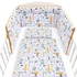 Kép 1/5 - 3-részes ágyneműhuzat New Baby 90/120 cm Város mustár