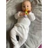 Kép 5/5 - 2-részes baba együttes New Baby Stripes fehér