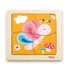 Kép 1/3 - Fa képes kirakó puzzle Viga 4 db Pillangó